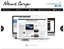 Tablet Screenshot of newscorp.com